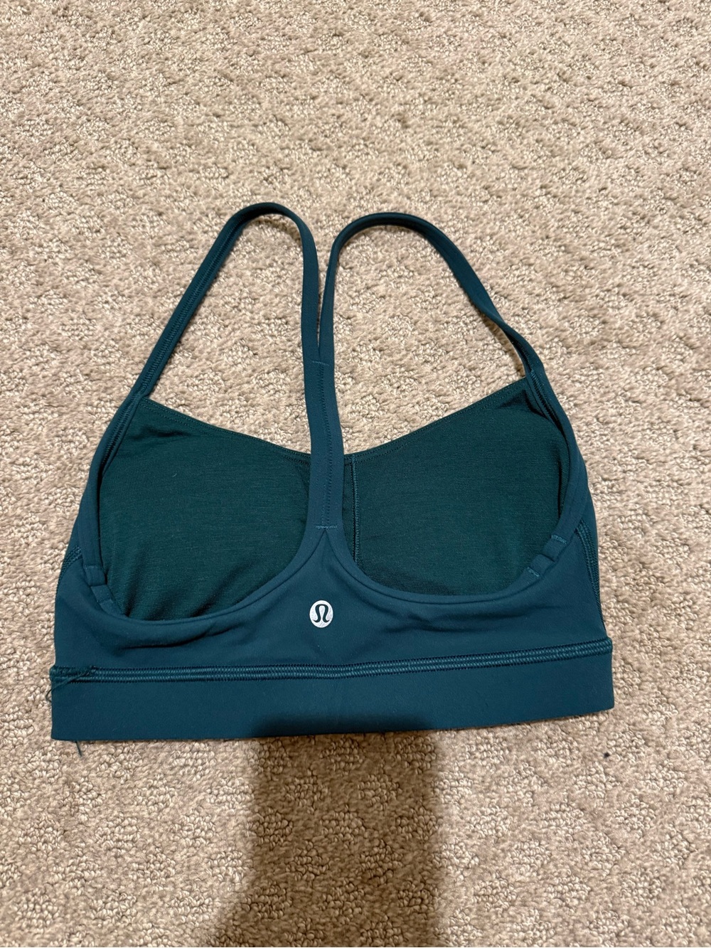 lululemon athletica Deep Teal Strappy Sports Bra